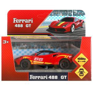 Машина Технопарк металл. Спорткар (10см) дв,инерц,в/к 2302C0434-R