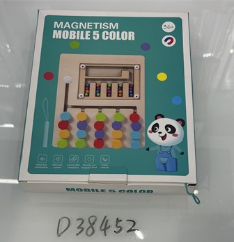 Игра-головоломка из дерева, магнит, подбор цветов D38452