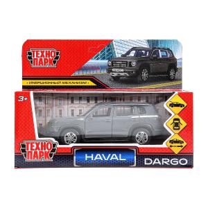 Машина Технопарк металл. Haval Dargo темно-серый (12см) дв,баг,инер,в/к DARGO-12