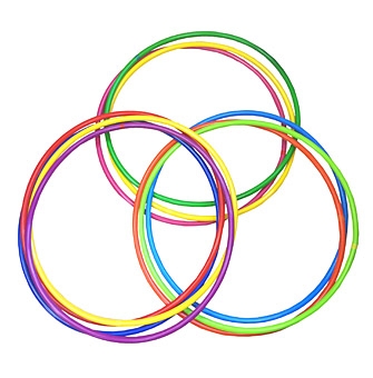 Обруч (80см) ассорти ОГ-6944