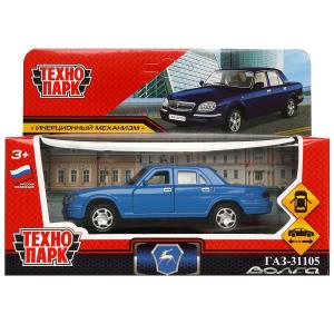 Машина Технопарк металл. ГАЗ -31105 Волга синий (12см) дв,багаж,в/к 3110-12-BU