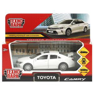 Машина Технопарк металл. Toyota Camry белый (12см) дв,баг,инер,в/к CAMRY-12-WH