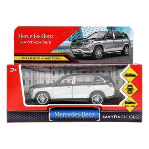 Машина Технопарк металл. Mercedes-Benz Gls Maybach (12см) дв,баг,ин,селенит,в/к