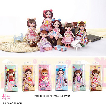 Куколка DH2285A (шарнир) 14см в/к