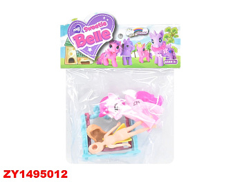 Пони GS-A2 с куклой и аксесс. в пакете