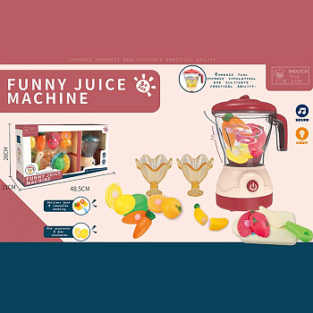 Блендер 9922A (игрушка) на батар с набором продуктов в/к