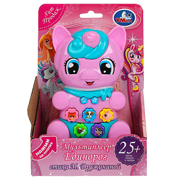 Мультиплеер Единорог (Дружинина 25+песен,стихов,звуков.свет) 1903K1000-R