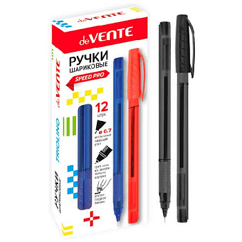 Ручка масл. шар. deVENTE "Triolino Translucent" 5073843 ультрагладкое письмо,п/п
