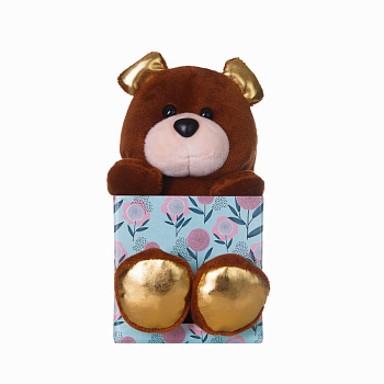 Медведь коричневый (16см) 52.4.1 (Malvina)