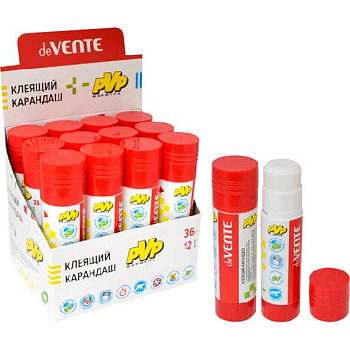 Клей-карандаш 36гр. deVENTE 4042038 на PVP-основе,быстросохн.