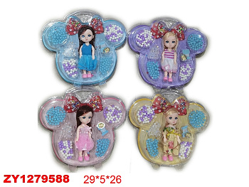 Куколка ZQ2026-B с набором для рукоделия на листе