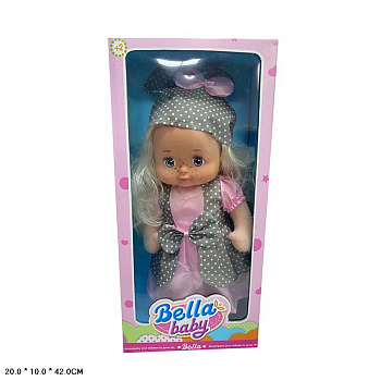 Кукла мягкая 39см ZY3-27B Белла в/к