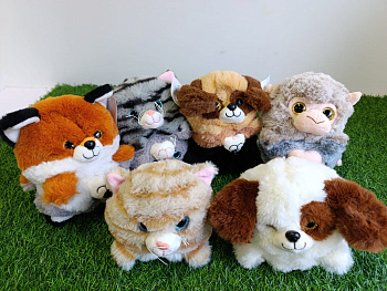 ММ.Звери-вывернушки 10*14см в ассортименте (глаза блестят)  F43488