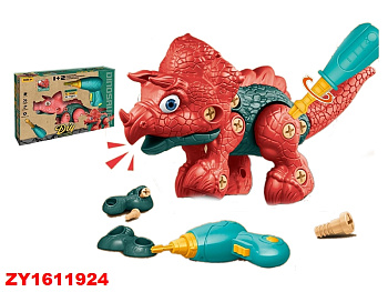 Конструктор с шуруповертом  6603 динозавр в/к