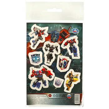 Наклейки бумажные Роботы (120*180мм) NBM-107748-TF