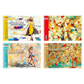 Альбом для рис.48л. ХАТ спираль "Образы света" перфорация на отрыв,асс. 48А4Всп