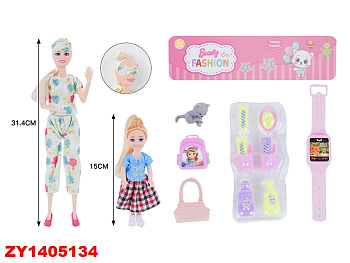 Набор кукол (2шт) ST9808-18 мама+малышка в пакете