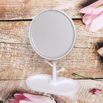 Зеркало настол. с подсветкой на подставке SVET 354-055