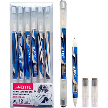 Ручка шар. deVENTE "Juggler" 5071406 синяя,0,7мм,трюковая,д/пенспиннига,LED-подс