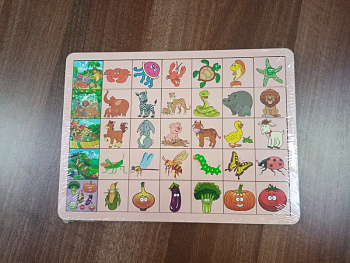 Пазл Весёлые игрушки Ассоциации (35дет,26,5х19,5 см) АПЛ347