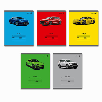 Тетрадь 18л. (линейка) SVETOCH "Дрифт" Т185 (01454) выб.лак