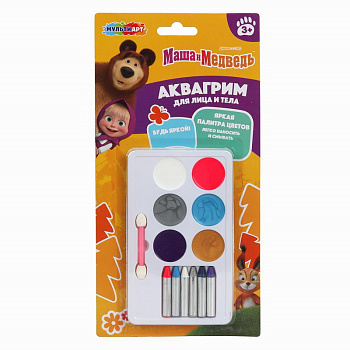 Аквагрим MultiArt  Маша и Медведь (Микс) FACEPAINT-127100