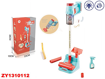 Пылесос (игрушка) вертик. HJ196С с базой на батар. в/к