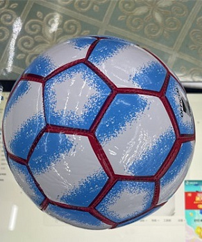 Мяч футбольный PVC (100гр) 2" дет. классика D41124