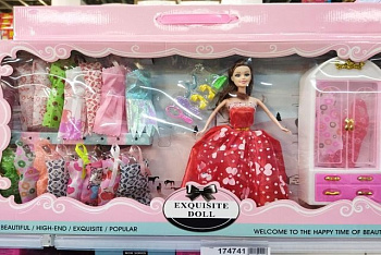 Кукла с набором 668B в/к