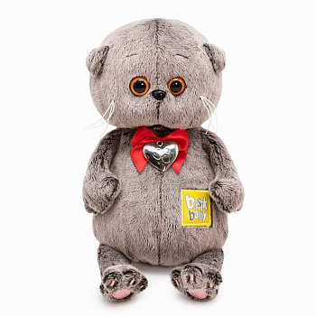 Котенок Басик BABY с сердцем-подвеской BB-134