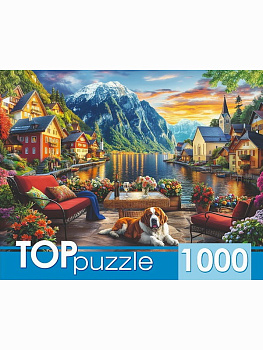 Пазлы (1000эл) Закат в Гальштате Ф1000-5888