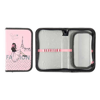 Пенал 1отд. 190*110*30 КОКОС "Paris Fashion" ПО-41/215071 откидная планка,ткань