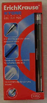 Ручка гелевая EK G-TONE 17810 черная,0.5мм