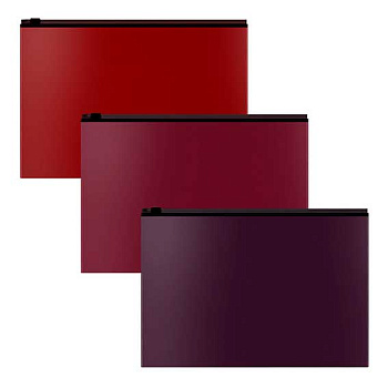 Папка на молнии B5 (288*209мм) EK "Matt Blackberry Marsala" 54995 Zip,арома,непр