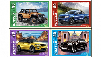 Пазлы (80эл) Внедорожник П80-5929