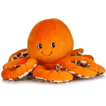 Осьминог оранжевый (25см) 15.141.6