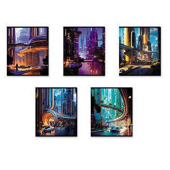 Тетрадь 48л. (клетка) EK "Futuristic" 64872 твин-лак,асс.