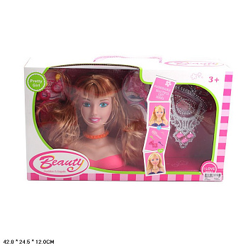 Парикмахер-стилист 135-3 манекен для причесок с аксесс. в/к