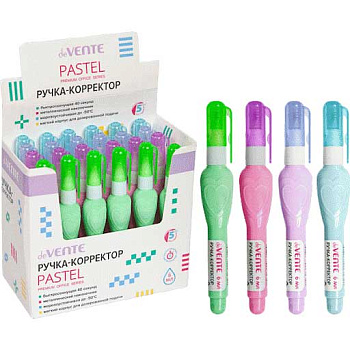 Коррект. ручка  5мл deVENTE "Pastel" 4061115 быстросох.,трубч.сист.подачи,цв.кор