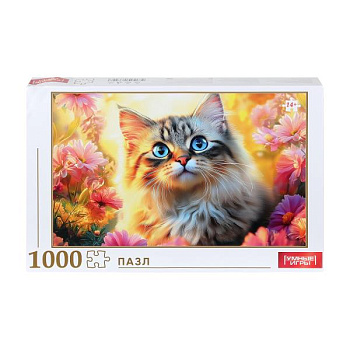 Пазлы (1000эл) Кот на закате 4630395033497