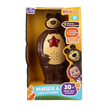 Сказочник Маша и Медведь (20 песен, сказок и фраз Мишка) HT1464-R в/к