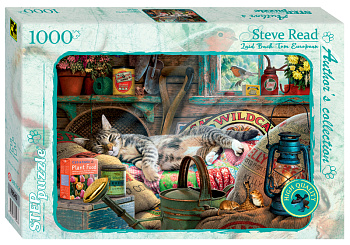 Пазлы (1000эл) Вздремнувший Том (Авторская коллекция) 79543 (Степ Пазл)