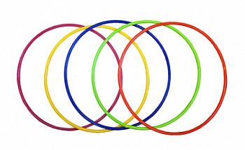 Обруч (90см) ассорти ОГ-6945