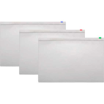 Папка-конверт на молнии А4 ATTOMEX 3072900 полипропилен,110 мкм,фактура апельсин