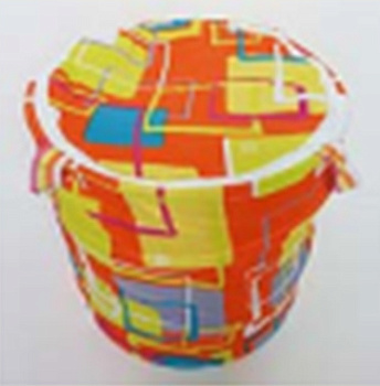 Бочонок для игр (корзина) 45*41см оранж. в пакете M17670