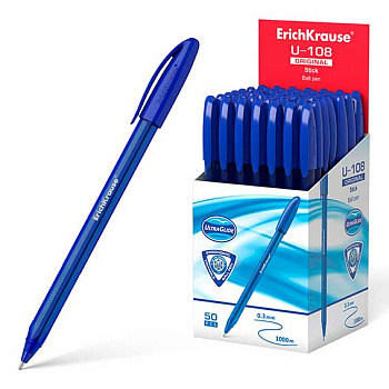 Ручка масл. шар. EK Ultra Glide Technology U-108 Original Stick 47595 синий,1,0м