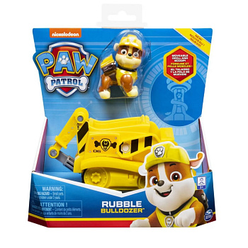 Paw Patrol Машинка с фигуркой Крепыш (15см) 43676