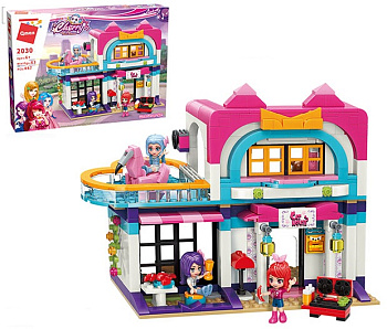 Мини-конструктор 2030 Загородная вилла (447дет) в/к