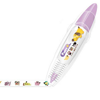 Коррект. лента CENTRUM 6мм* 4м "Собачки" 71140 с рис.д/коррекции текста,творч.ра