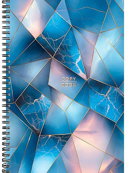 Тетрадь 60л. (клетка) А4 Проф-Пресс Profit спираль "Красивый мрамор" 60-8996 цв.мел.обл.